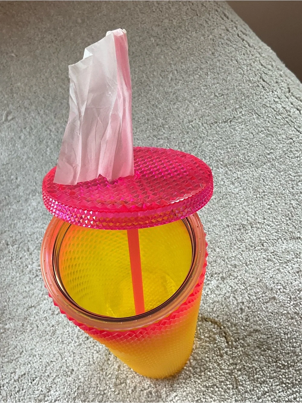 Starbucks Studded Tumbler with Straw - Summer 2021 Pink  New